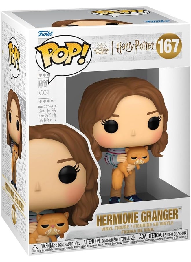 Funko - Funko Pop! & Buddy: Harry Potter Prisoner Of Azkaban - Hermione Granger With Crookshanks - Collectable Vinyl Figure - Image 1