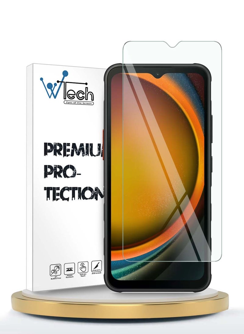 Wtech Samsung Galaxy XCover7 Pro 5G 2025 WTech Premium Series Curved Edges 9H 2.5D Tempered Glass Screen Protector (MSG9CN) - Clear - Image 1