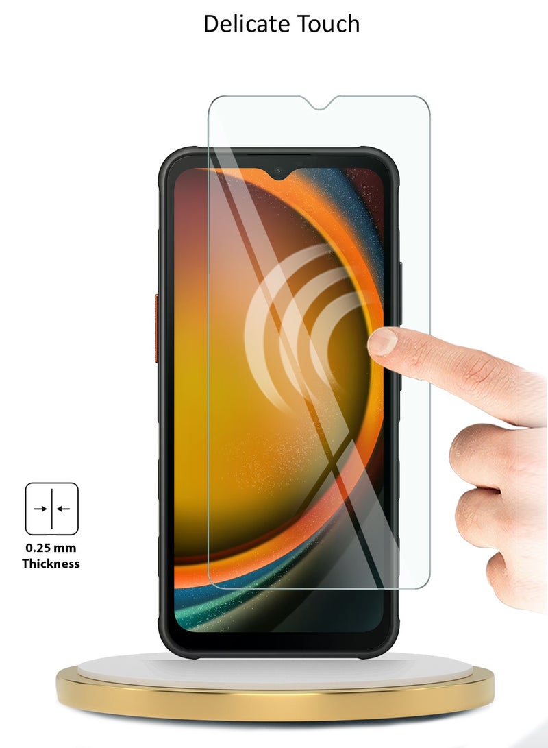 Wtech Samsung Galaxy XCover7 Pro 5G 2025 WTech Premium Series Curved Edges 9H 2.5D Tempered Glass Screen Protector (MSG9CN) - Clear - Image 4