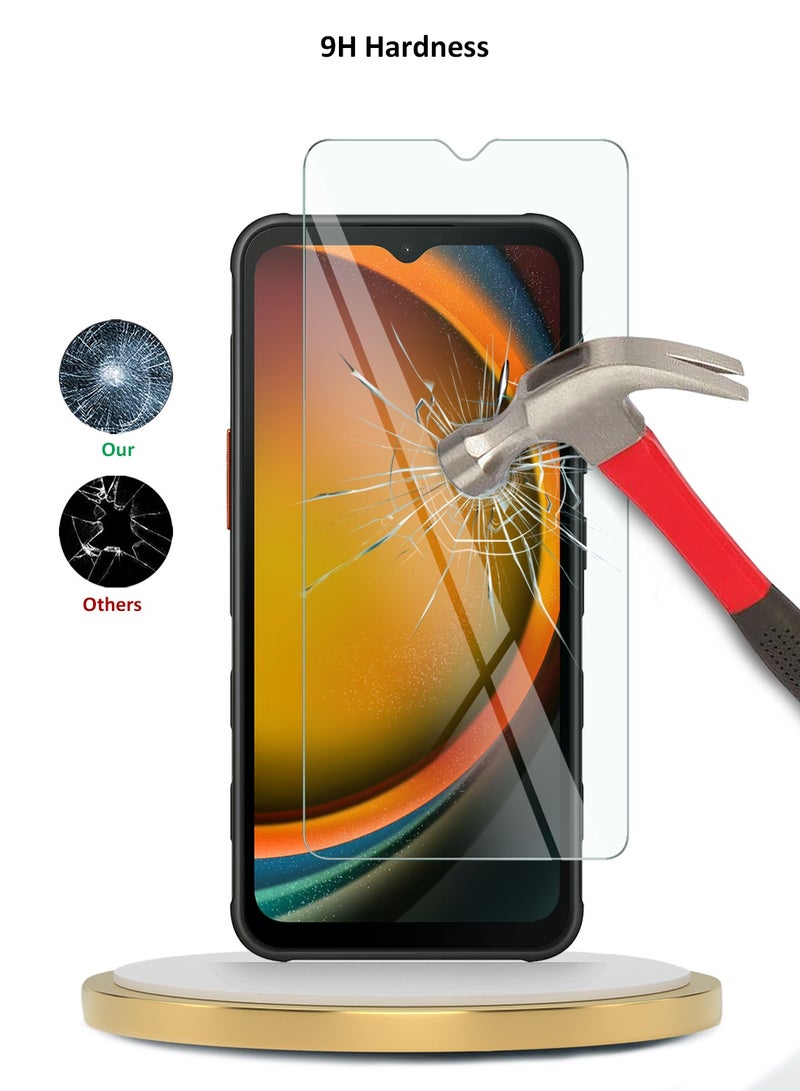 Wtech Samsung Galaxy XCover7 Pro 5G 2025 WTech Premium Series Curved Edges 9H 2.5D Tempered Glass Screen Protector (MSG9CN) - Clear - Image 3