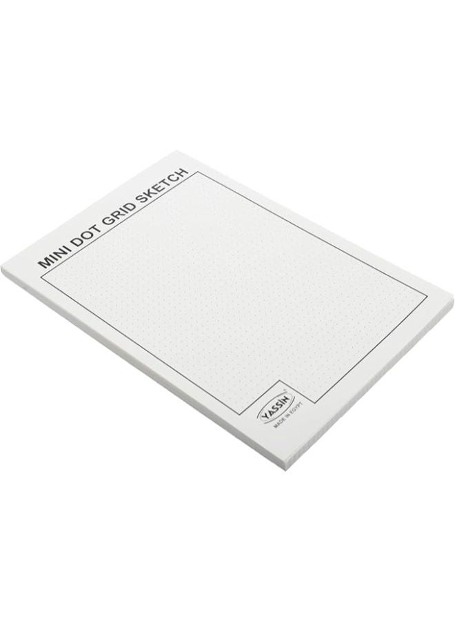 Yassin Mini Dot Block Note, 100g 20x28cm for Bullet Journaling and Planning - Image 2