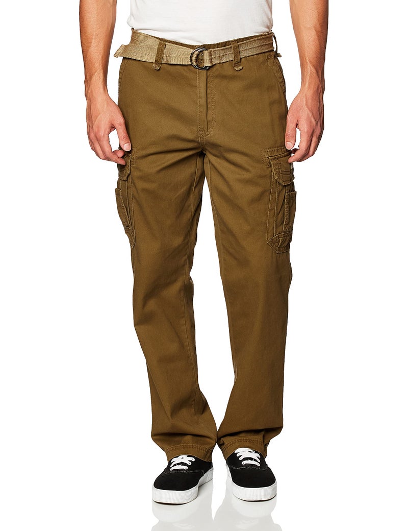 UNIONBAY mens Survivor Iv Relaxed Fit Cargo Reg and Big Tall Sizes Casual Pants Golden Brown 40W x 32L US