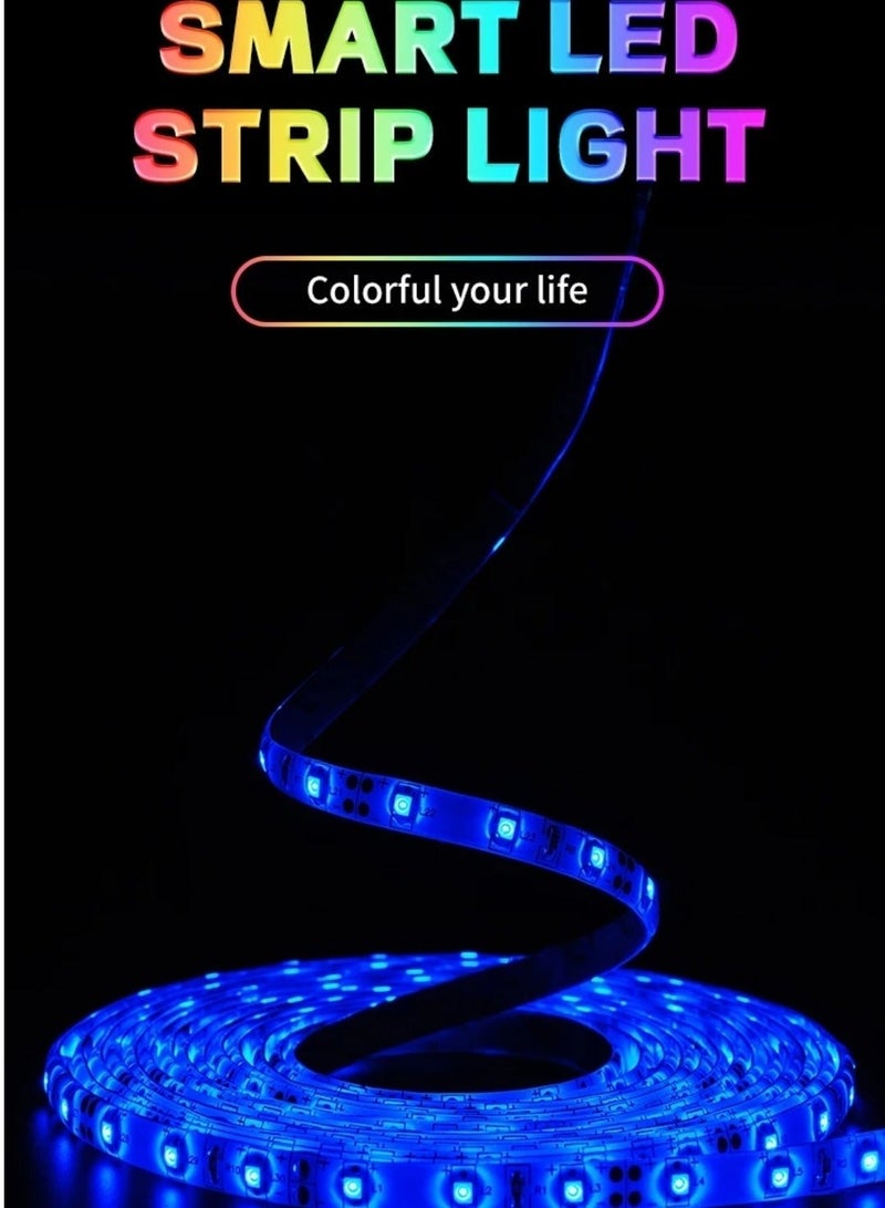 AL THURAYAT 4 M- with RGB LED light strip, make every moment in your home full of color and life, ideal for behind TV screens, under shelves, hotel, car, garden, and parties, with remote control - Image 4