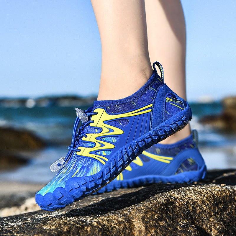 Children''s Beach Shoes, Non-Slip Wading Shoes, Boys and Girls Breathable Shoes, Swimming Shoes, River Tracing Shoes, Five-Finger Shoes, Quick-Drying Water Play Shoes - Image 1