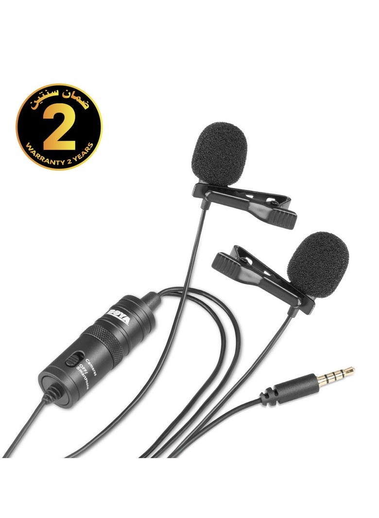 Boya Boya by-m1dm Dual Omnidirectional Lavalier Mic ZF3FDE2E6EAF7EBF6C468Z