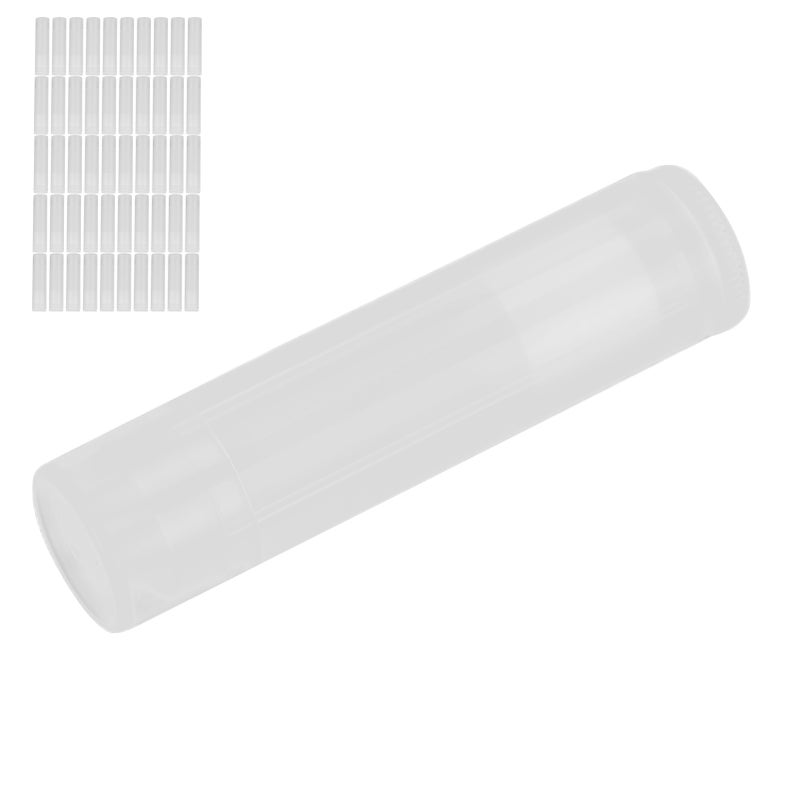 Empty Lipstick Tubes 10-Pack: Tight Air-Tight Lid, Compact Portable Size - DIY Lip Balm Containers for Travel Daily Use & Cosmetic Craft Making - Image 2