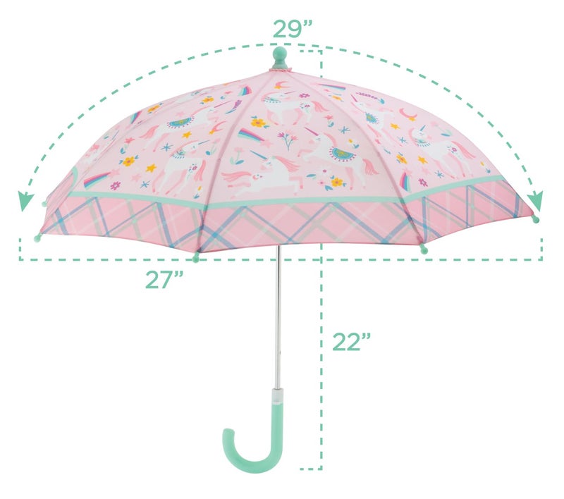 Stephen Joseph unisex child Stephen Joseph Kids' Umbrella, PINK UNICORN, One Size US - Image 3