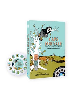 Moonlite Storytime Caps For Sale Storybook Reel, A Magical Way To Read Together, Digital Story For Projector, Fun Sound Effects, Learning Gifts For Kids Ages 1 Year And Up  - Image 1