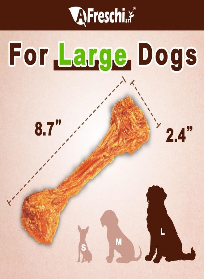 A Freschi srl Turkey Tendons for Dogs, Long-Lasting, Hypoallergenic Rawhide Alternative, Human Grade, Healthy Puppy Chews, Natural Dog Treats for Large Dogs, Bone (L), 1 Count Pack - Image 2