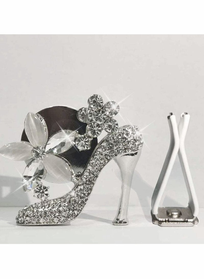 Y&D Automotive Interior Crystal High Heel Shoe and Magic Bag Car Air Vent Clip Charm - Image 5