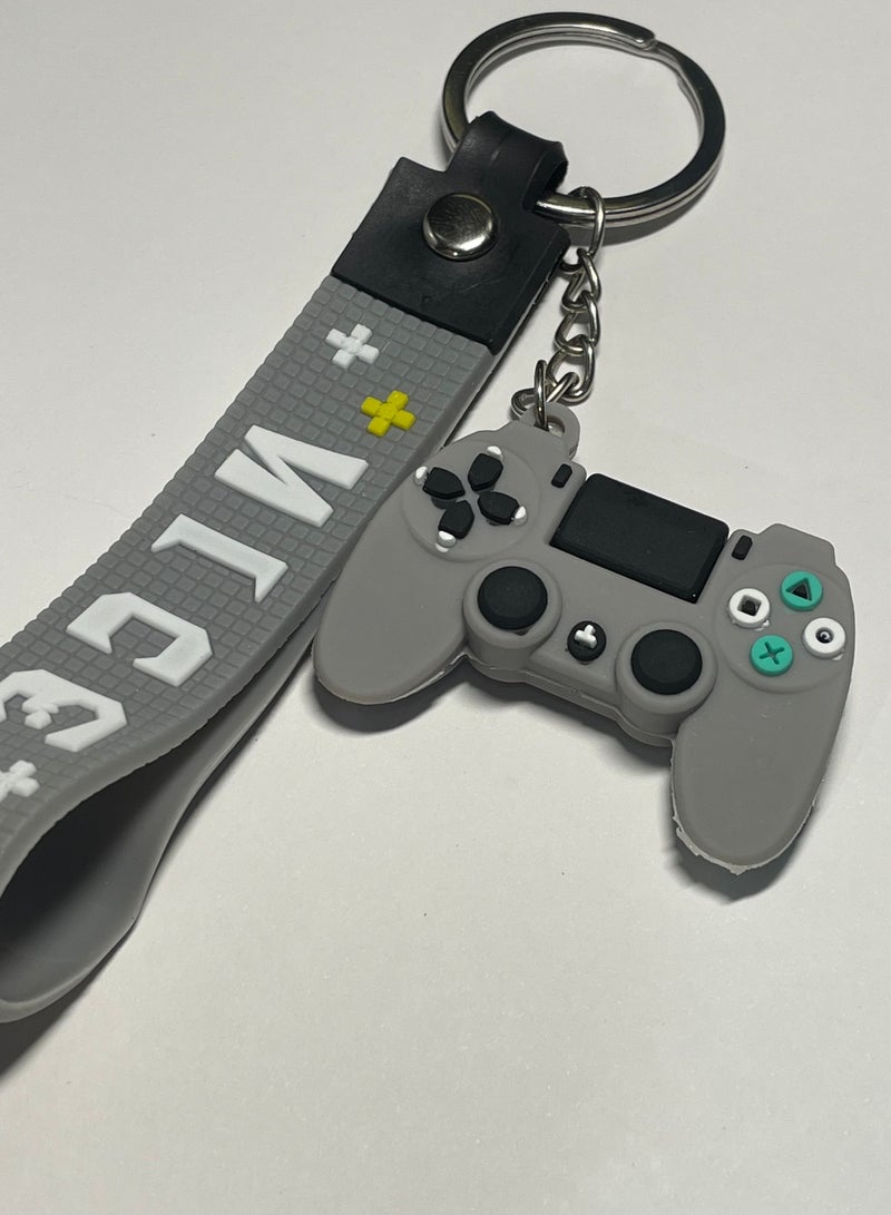 Generic Distinctive cartoon keychain distinctive accessory keychain designed for the PlayStation console with  ribbon that fits with car keys wallet and bag beautiful creative gift - Image 2