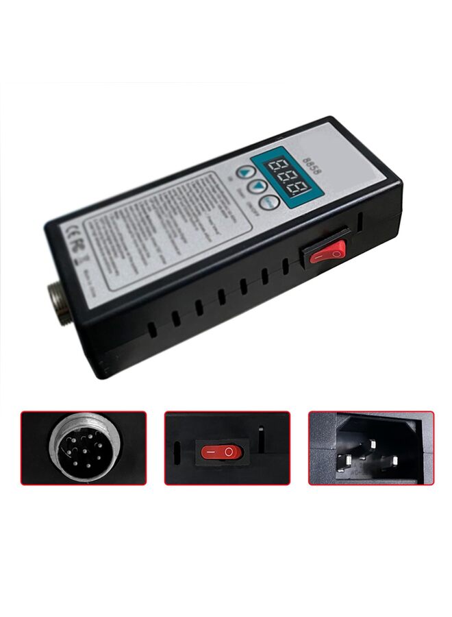 8858 محطة هواء ساخن صغيرة لإعادة العمل وإزالة اللحام بمسدس حراري رقمي - Image 4