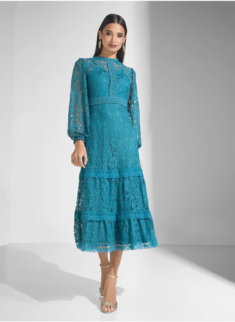 فروك اند فرل Lace Midi Dress