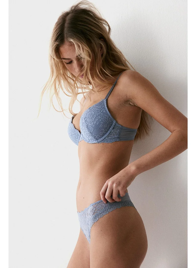 اتش اند ام 3-pack lace Brazilian briefs