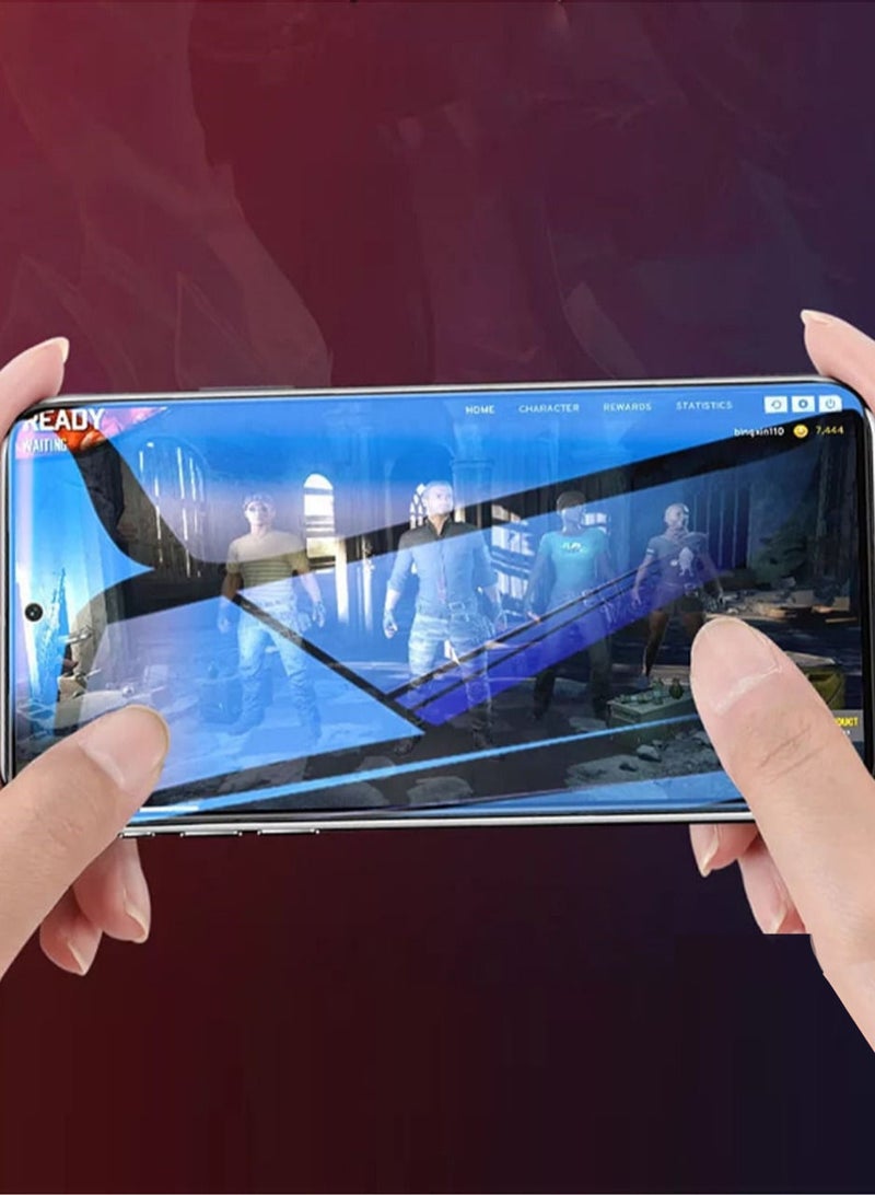2 Transparent nano hydrogel screen protectors protect the screen from scratches for ONE PLUS 10T+ ACE PRO  - Image 2