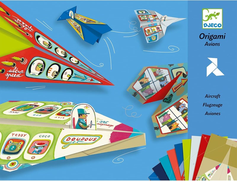 DJECO DJ08760 Planes Small Gifts-Origami, Mixed - Image 1