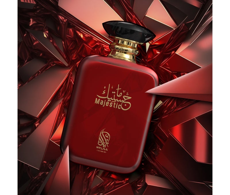 NYLAA Majestic Eau De Parfum(EDP) 100ML | Premium Unisex (Men and Women) Perfume | Long Lasting Fragrance | Daily Use Perfume - Image 4