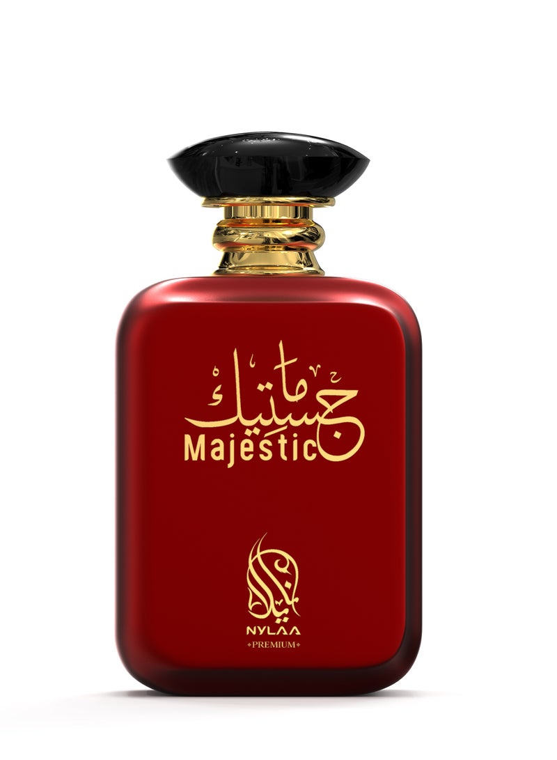 NYLAA Majestic Eau De Parfum(EDP) 100ML | Premium Unisex (Men and Women) Perfume | Long Lasting Fragrance | Daily Use Perfume - Image 2