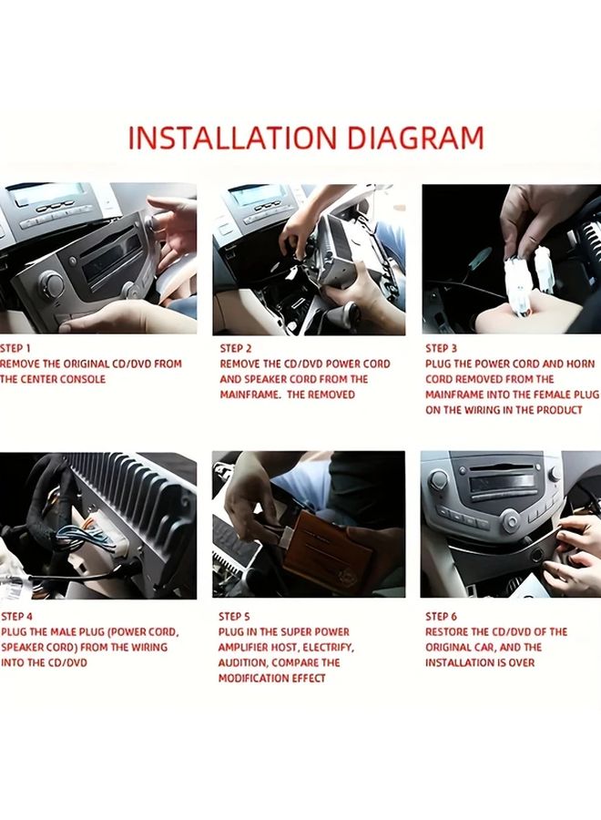 320W Android Car DSP Amplifier Plug and Play High Fidelity AB Class Four Way - Image 4