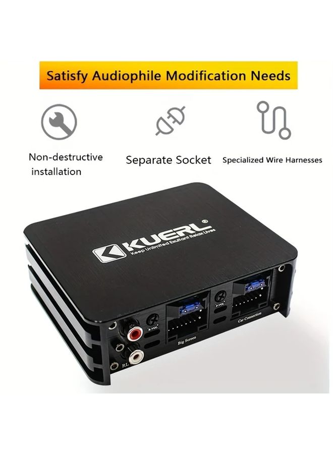 320W Android Car DSP Amplifier Plug and Play High Fidelity AB Class Four Way - Image 3
