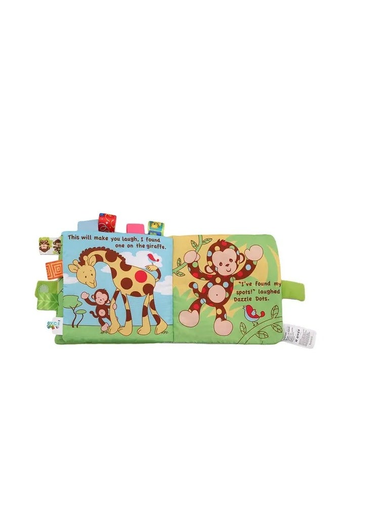 Factory Price Factory Price Andres Washable Activity Cloth Book for Early Development - Monkey  - Image 3