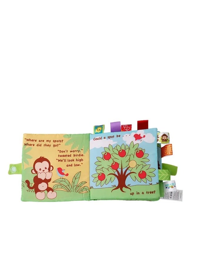 Factory Price Factory Price Andres Washable Activity Cloth Book for Early Development - Monkey  - Image 2
