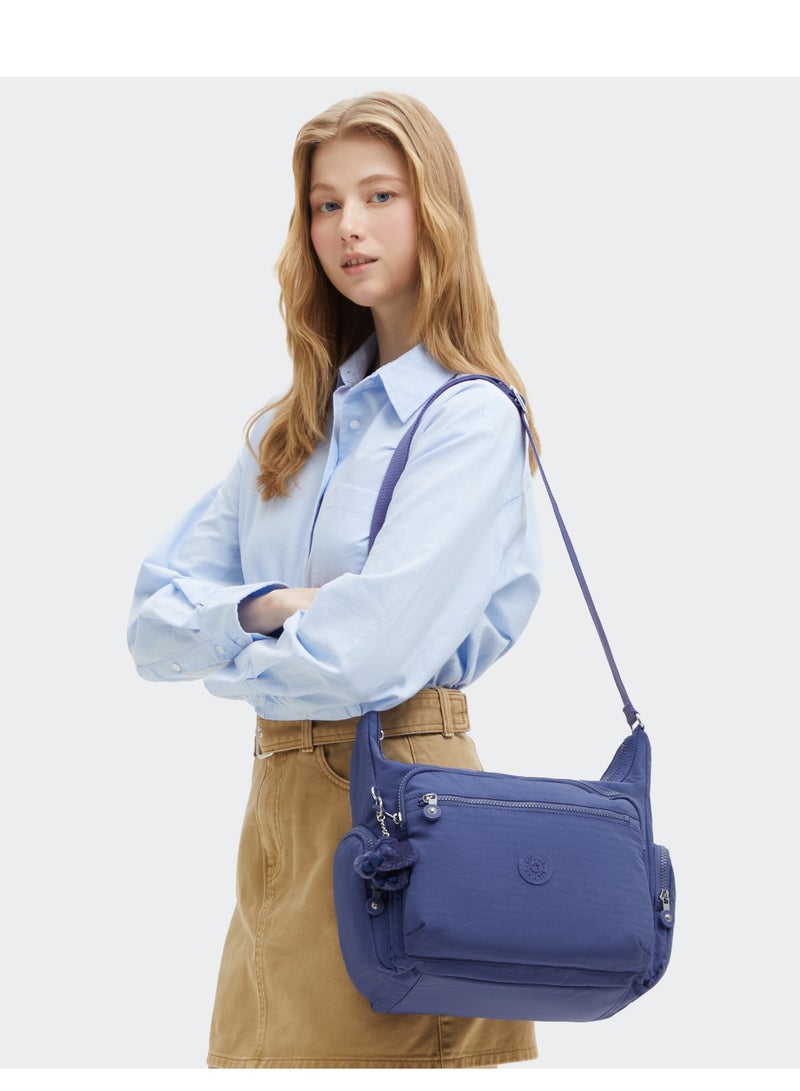 كيبلينغ حقيبة عابرة للجسم متوسطة غابي - أزرق محيطي - Image 4