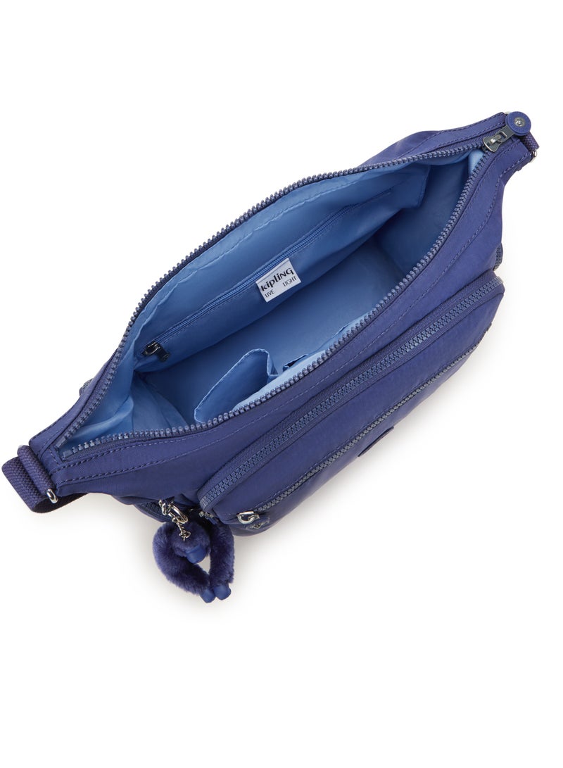 كيبلينغ حقيبة عابرة للجسم متوسطة غابي - أزرق محيطي - Image 2