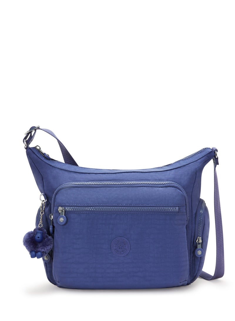 كيبلينغ حقيبة عابرة للجسم متوسطة غابي - أزرق محيطي - Image 1