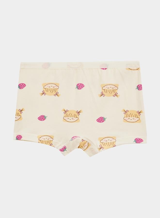 ستايلي ستيلا جيرلز عبوة من 4 - سراويل داخلية مطبوعة بخصر مطاطي - Image 4