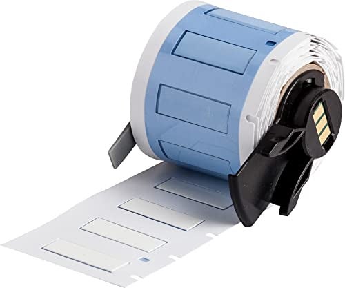Brady PermaSleeve Heat Shrink Wire and Cable Labels for M610 M611 M710 BMP61 and BMP71 Printers 0187 Dia x 1 White M61871342WT - Image 1