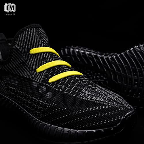 INMAKER No Tie Shoe Laces for Adults and Kids, Elastic Shoelaces for Sneakers, Rubber Silicone Tieless Laces - Image 2