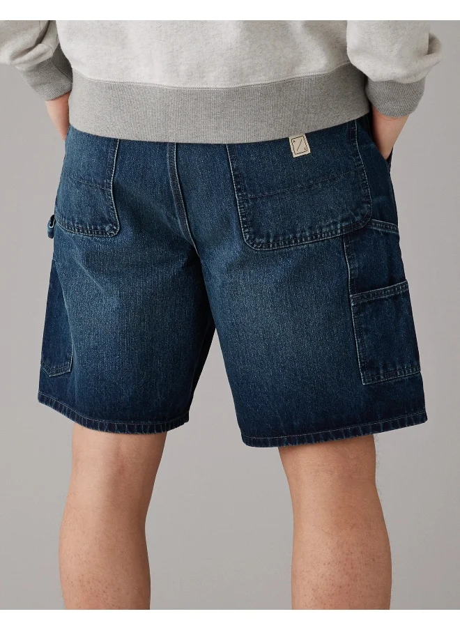 American Eagle Denim High Waist Carpenter Short