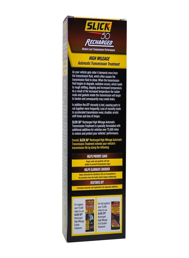 Slick 50 41806015 Recharged High Mileage Automatic Transmission and Engine Treatment, 15-Ounce , black - Image 3