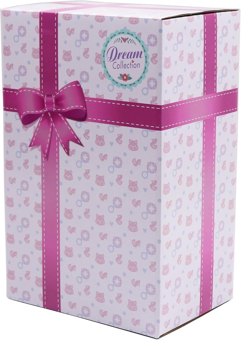 DREAM COLLECTION مجموعة هدايا تذكارية للأطفال من دريم كولكشن دمية أطفال واقعية وإكسسوارات للعب التخيلي الواقعي جسم صلب 14 - Image 3