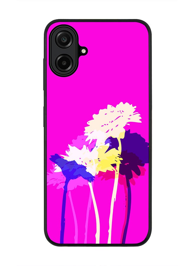 Stylizedd For Samsung Galaxy A07 4G Case,Slim fit Camera Protection, Shockproof Thin Phone cover  - Bleeding Flowers (Pink)