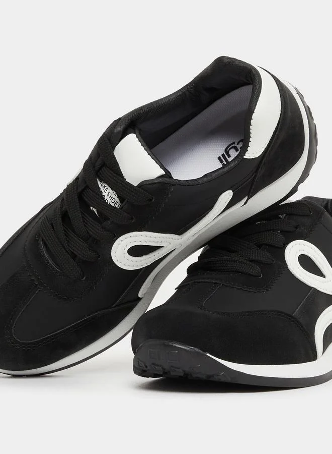 Styli Paneled Retro Sneaker