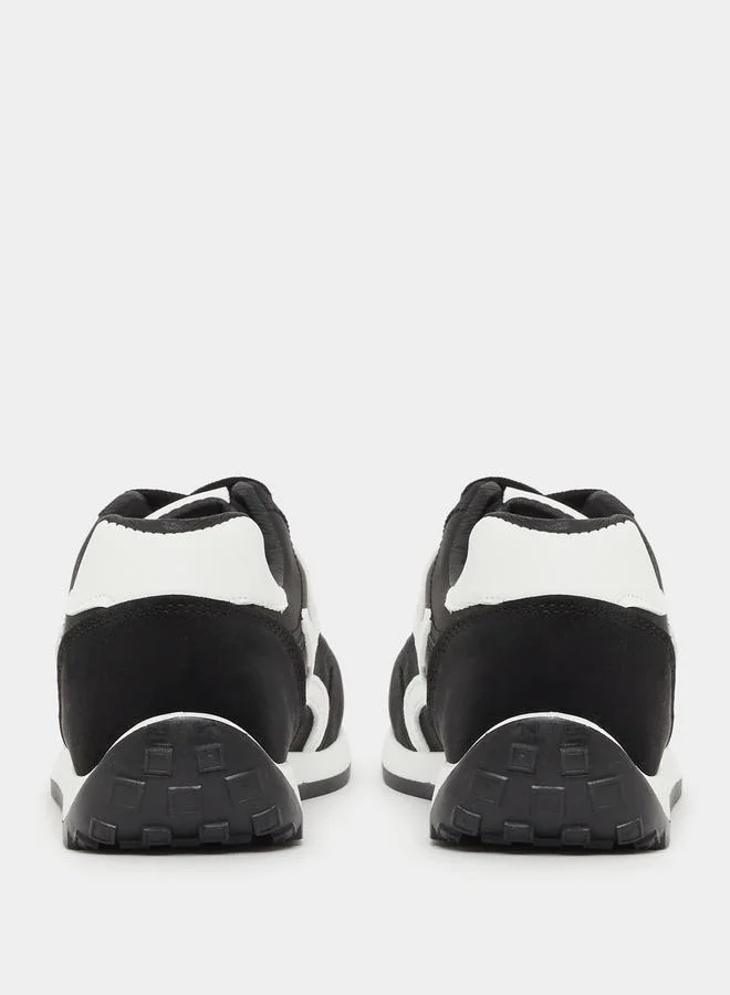 Styli Paneled Retro Sneaker