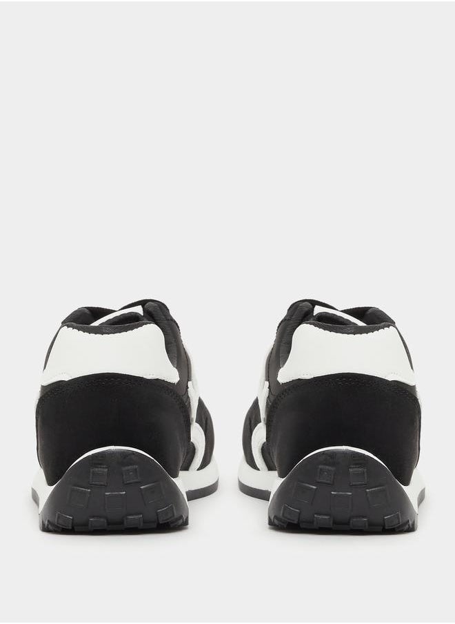 Styli Paneled Retro Sneaker  - Image 4