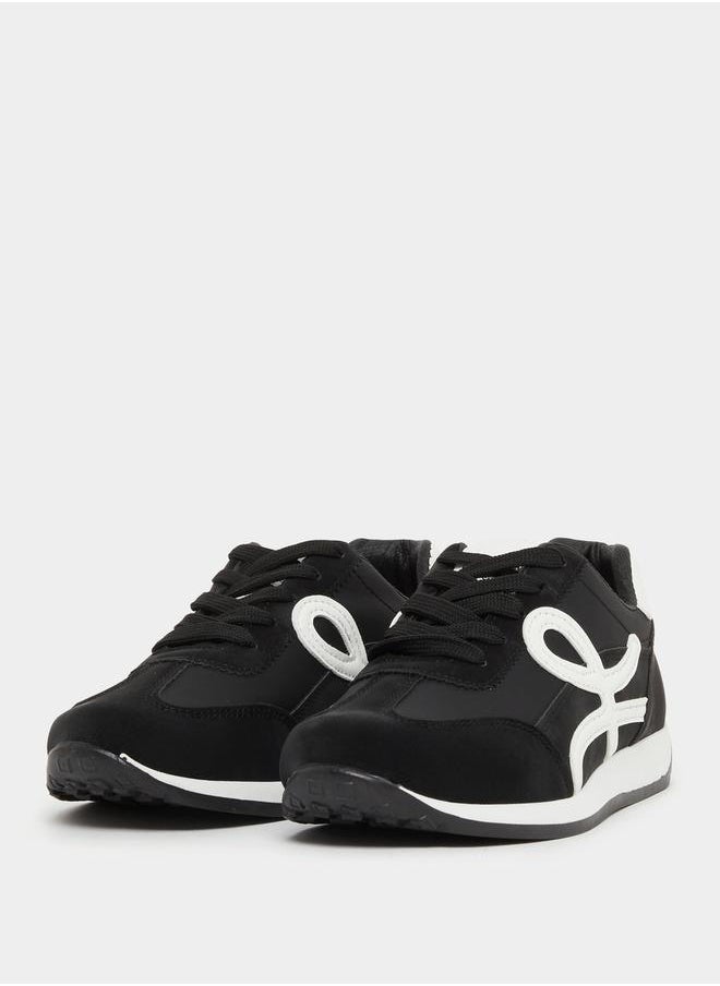 Styli Paneled Retro Sneaker  - Image 2