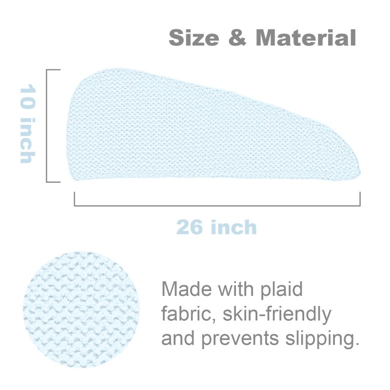 Kldnkig Microfiber Hair Towel for Women: Ideal Christmas Stocking Stuffer for Women, Teen Girls, and Children 3 Pack Drying Wrap Towels Designed for Curly Hair, Anti-Frizz Hair Care Accessory - Image 2