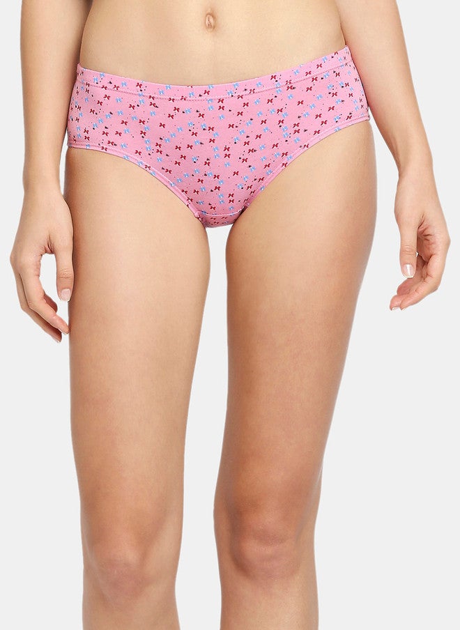 Red Rose RedRose Women Pack Of 3 Assorted Printed Hipster Briefs - Image 2