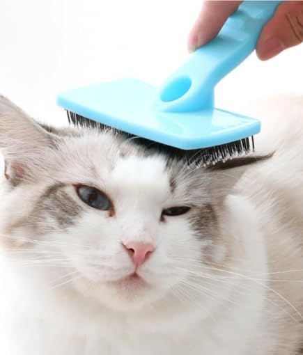 MYSELF Slicker Brush with Plastic Handle, Large Size - Image 3