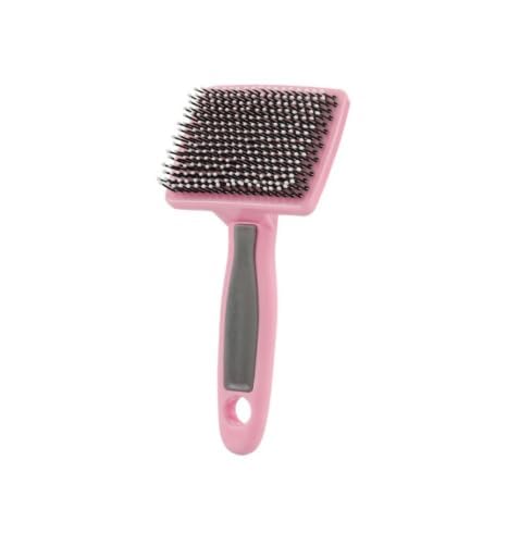 MYSELF Slicker Brush with Plastic Handle, Large Size - Image 1