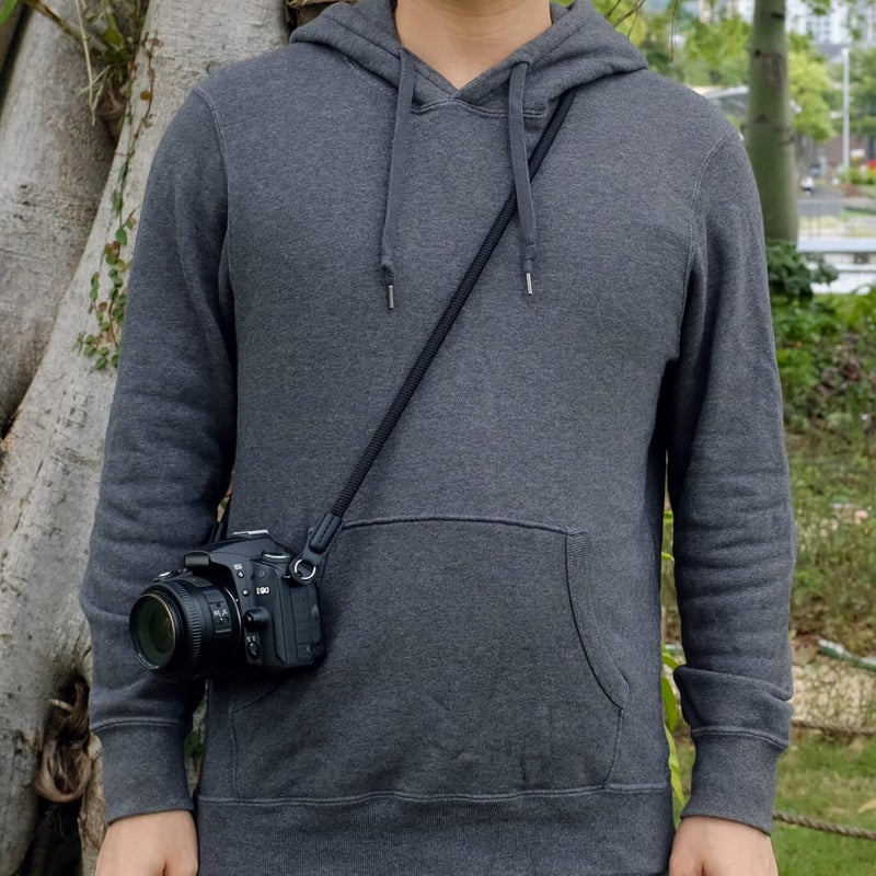 VKO Vintage Camera Neck Strap,Nylon Rope Camera Shoulder Straps for Photographers Film DSLR - Image 3