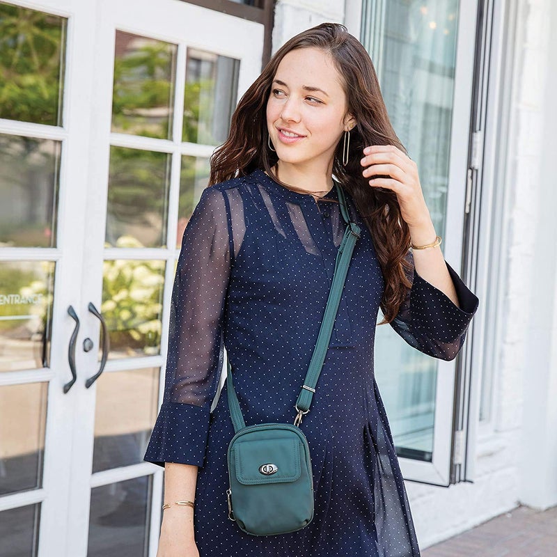 Travelon Anti-Theft Tailored Crossbody Phone Pouch - Image 2