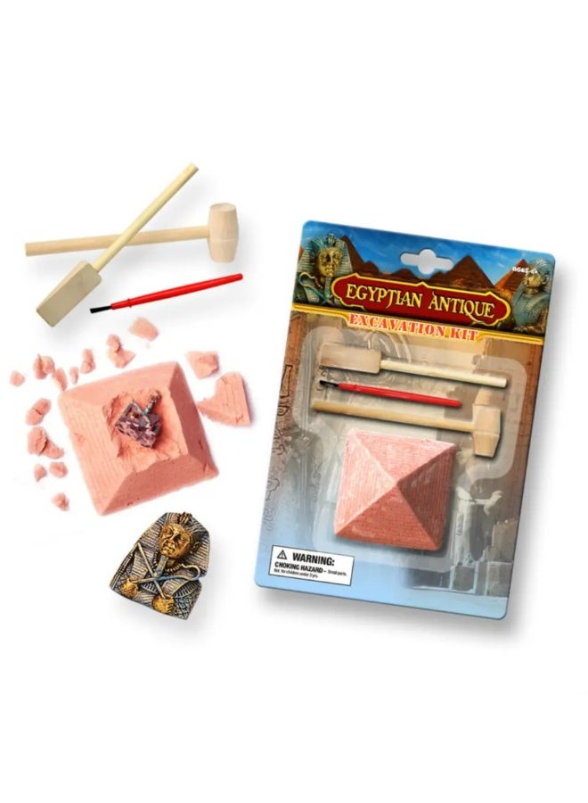Kid Dig Toy Set Ancient Egyptian Antique Falcon Gary Cat Mummy of Antique Dig - Image 1