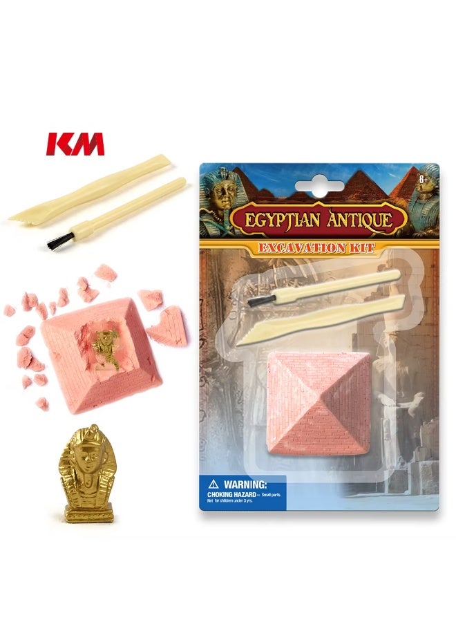 Kid Dig Toy Set Ancient Egyptian Antique Falcon Gary Cat Mummy of Antique Dig - Image 2