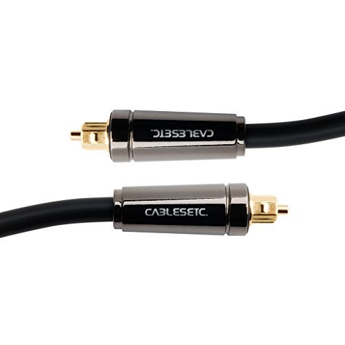 CABLESETC Digital Optical Audio S/PDIF Toslink Cable 1.8 meters | 24K Gold Plated Connectors | Fiber Optic Wire | 7.1 Channel | For Home Theatres Xbox PS5 soundbars Blu-ray player Gaming Console - Image 4
