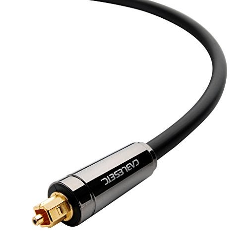 CABLESETC Digital Optical Audio S/PDIF Toslink Cable 1.8 meters | 24K Gold Plated Connectors | Fiber Optic Wire | 7.1 Channel | For Home Theatres Xbox PS5 soundbars Blu-ray player Gaming Console - Image 2